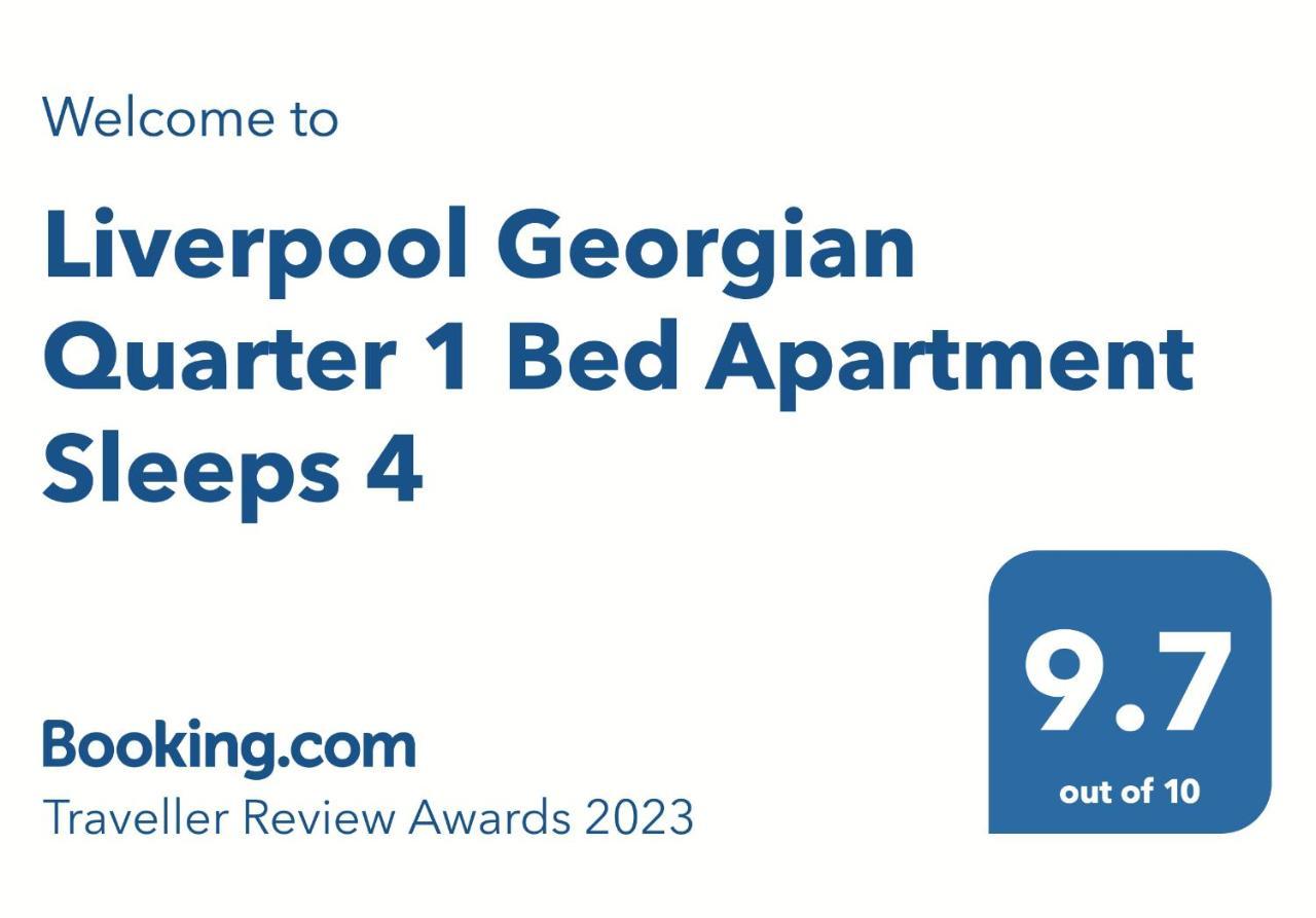 Liverpool Georgian Quarter 1 Bed Apartment Sleeps 4 מראה חיצוני תמונה